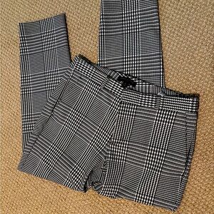 Banana Republic Avery ankle straight houndstooth pant size 4